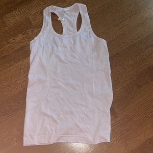 Pink lululemon swiftly tech tank top